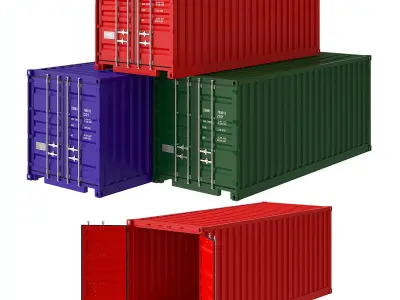 Shipping Container  3D model get