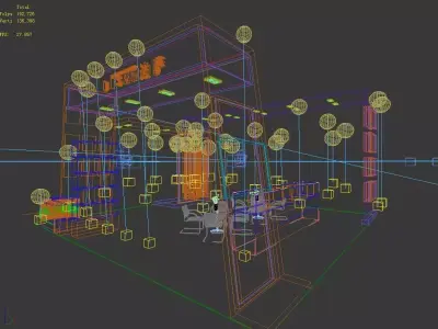 Exhibition - Area - 9X9-3DMAX2009-0131 3D model