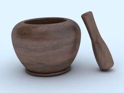 Mortar and Pestle 3D model purchase