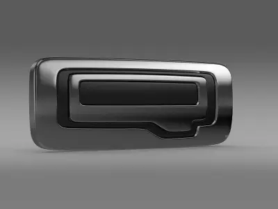 Qoros logo 3D model
