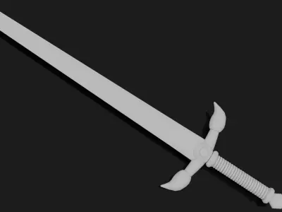 Sword Free low-poly 3D model 21