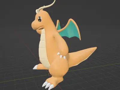 Dragonite - Pokemon 3D model