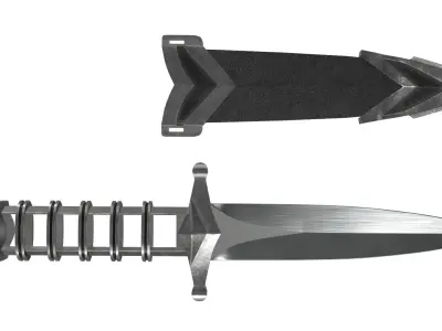 Dagger Fantasy 5v2 3D model