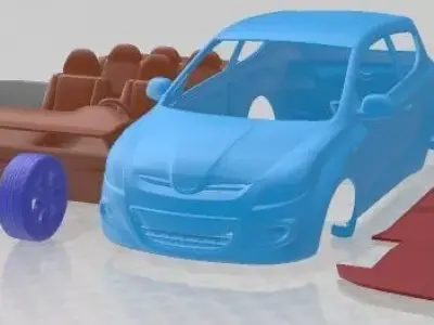 Hyundai i20 Compact Hatchback 2009 Printable Car 3D print model