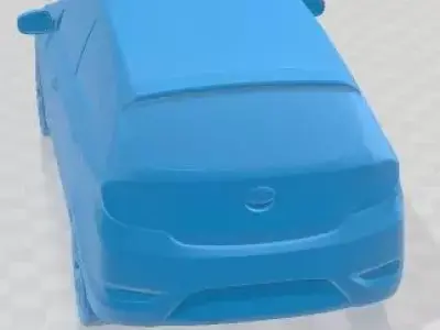 Hyundai Accent 2014 Printable Car 3D print model