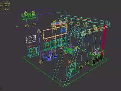 Exhibition - Area - 6X6-3DMAX2009-06 3D model