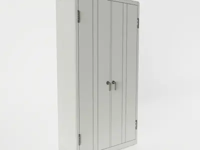 Industrial Metal Cabinet 3D model purchase