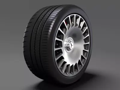 Mercedes Benz Maybach 2017 wheel 3D model