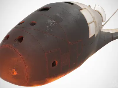Space shuttle Free 3D model purchase