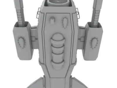 medium sentry drone 3D model
