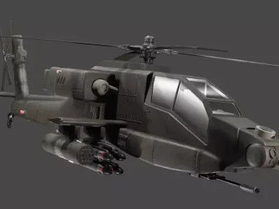 Attack Helicopter 3D model by efg12718