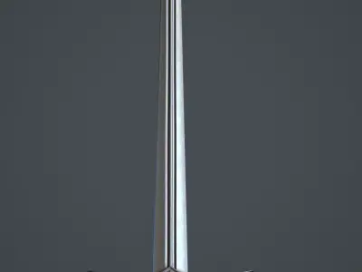 Gurthang the Dark Elf Sword Low-poly 3D model