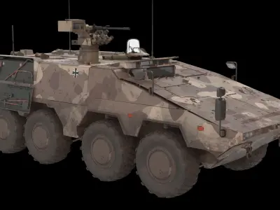 APC Boxer Desert Dirt 3D model