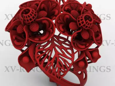NEW TURKISH RING XV-02 3D print model