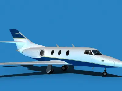 Dassault Falcon 10 V15 3D model