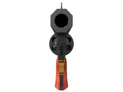 Gun Revolver Pistol  3D model