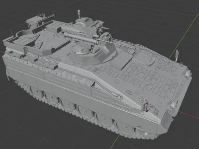 Scalable Marder 1A5A1 Triple ESB IFV 3D print model