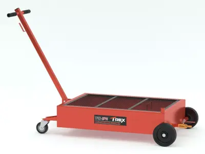 Garage Low Level Oil Drainer 3D model
