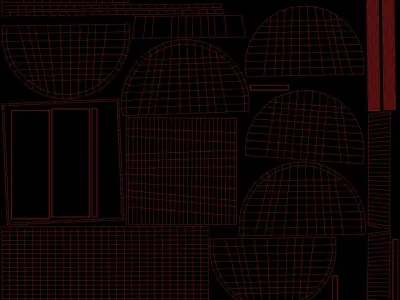 advertising stand Low-poly 3D model purchase