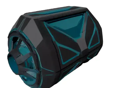 Futuristic SciFi Energy Core 3D model buy