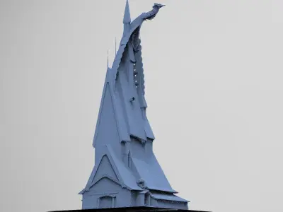 Viking big house 10 3D model