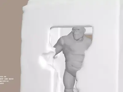 3DBlessed Kong HUT Low-poly 3D model