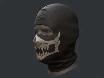 Balaclava  Low-poly 3D model