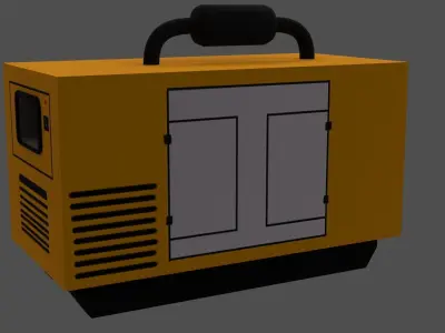 Generator - Low Poly - Game Ready - PBR Low-poly 3D model