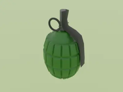 toys grenade Low-poly 3D model