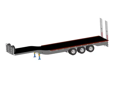 Trailer 3D model buy