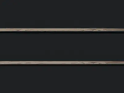 Medieval Winged Spear Low-poly 3D model