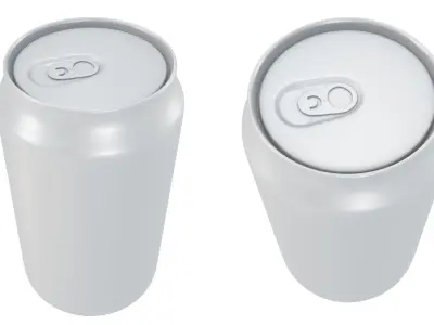 3D Can 3D model