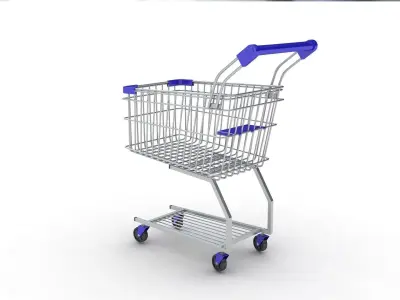  Shopping Cart 3D model