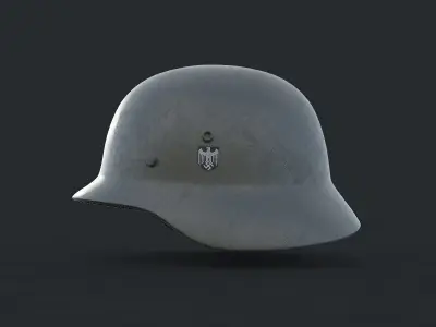 WW2 German helmet - Stahlhelm 3D model