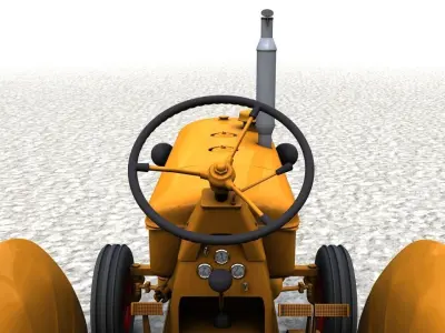 MINNEAPOLIS MOLINE UB 1953 Tractor 3D model