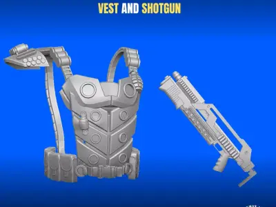 Space Kit for Action figures 3D print model