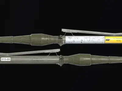 RPG-76 Low-poly 3D model