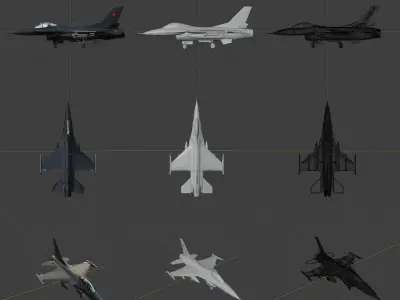 F-16 Block 50 3D model
