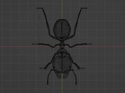 Ant Rigged Free low-poly 3D model