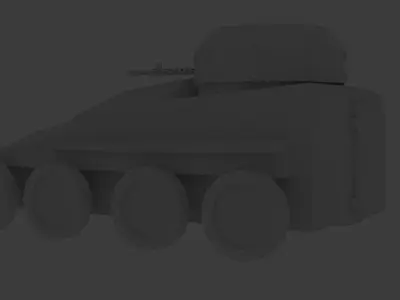 Armored Attack Car 3D model