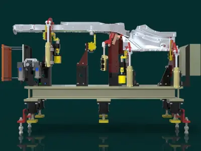 Welding Jigs Assembly Free 3D model