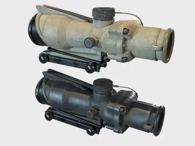 Optical Scope 7 Low-poly 3D model