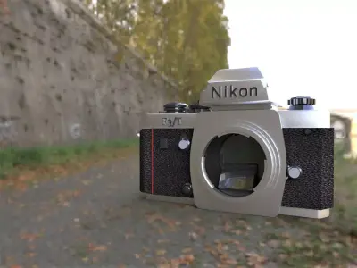 nikon classic -camera model Free 3D model