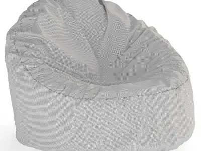 Bean Bag Chair By Living And Co 3D model