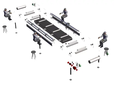 Chip Conveyor  3D model