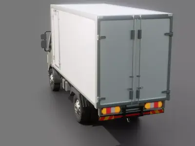 Kenworth K370 Box Truck 2014 3D model