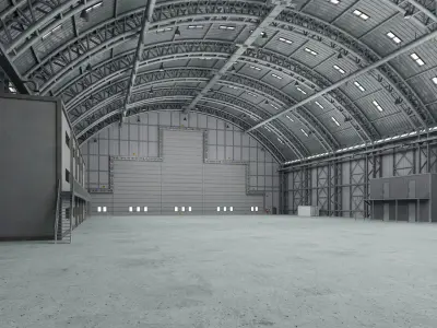 Hangar 3 3D model
