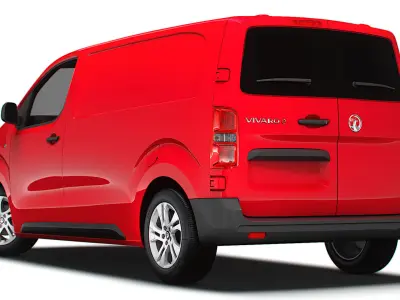 Vauxhall Vivaro Electric Van L2 2024 3D model