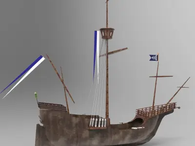 Santa Maria Ship 2 3D model