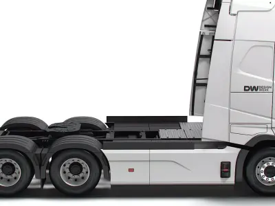DW High Cab Aero 6x2 Tractor 2026 3D model